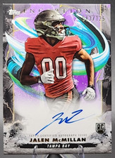 Jalen McMillan /125 2024 Topps Inception Rookie RC On Card Auto Purple Bucs SP