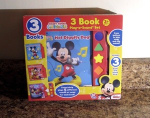 Disney Mickey Mouse Clubhouse Play-a-Sound 3 Book Set With Sound Strip NEW 9781450885447 | eBay