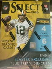 2020 Panini Select Football Factory Sealed Blaster Box