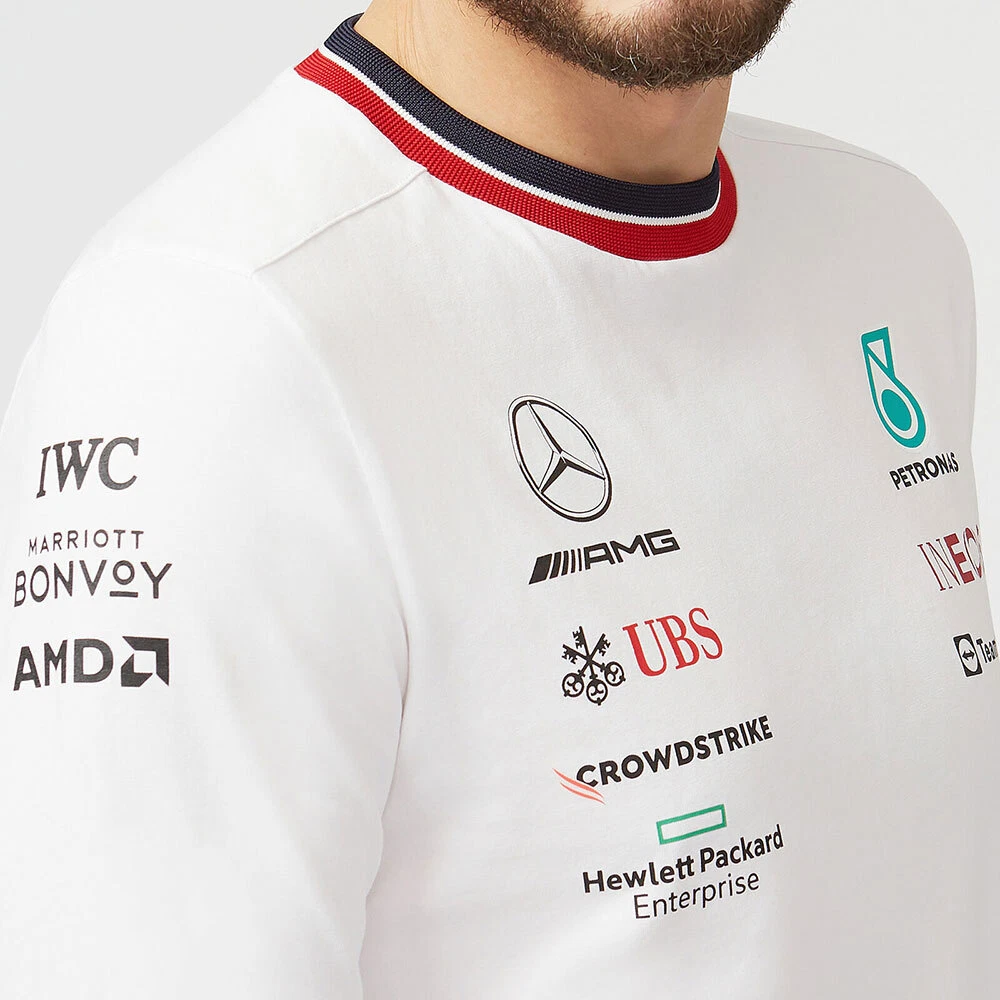 2022 Mercedes AMG Petronas Team Mens Long Sleeve Driver Tee