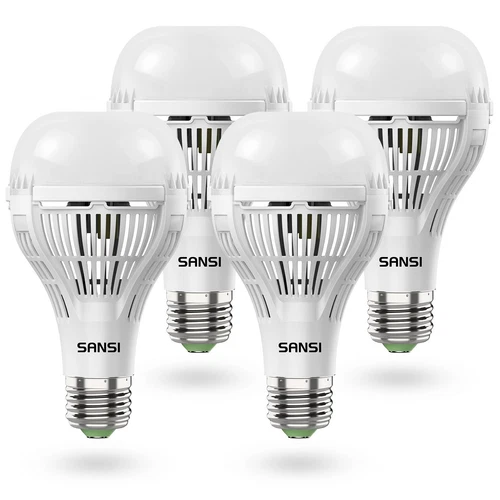 4 Pack LED Light Bulbs 150W Equiv. Energy Efficient 2500lm Bright Daylight SANSI