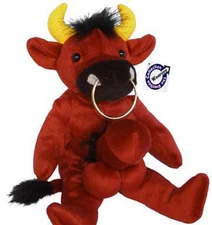 BEEFY THE BULL stuffed animal from Weenie Babies/Weenies Erection Collection NEW