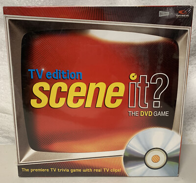 TV Edition Scene It! The DVD Trivia Game New Sealed Family Game New