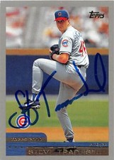 Steve Trachsel autographed baseball card (Chicago Cubs) 2000 Topps #67