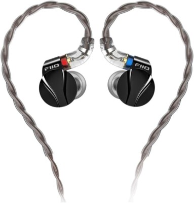 FiiO FD15 13.8mm Magnalium DLC HiFi Dynamic Driver in-Ear Earphone (Black)