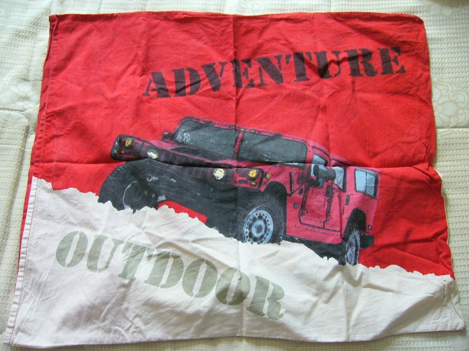 housse de couette + 1 taie d'oreiller JEEP VOITURE (lit 1 place) - Photo 2/2