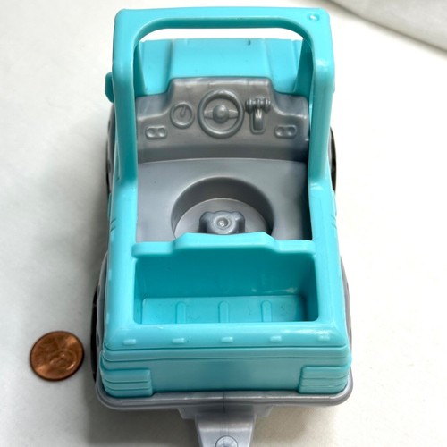 Little People Help A Friend Teal Pickup Truck & Bionda Ragazza Figura Fisher Price - Foto 10 di 17