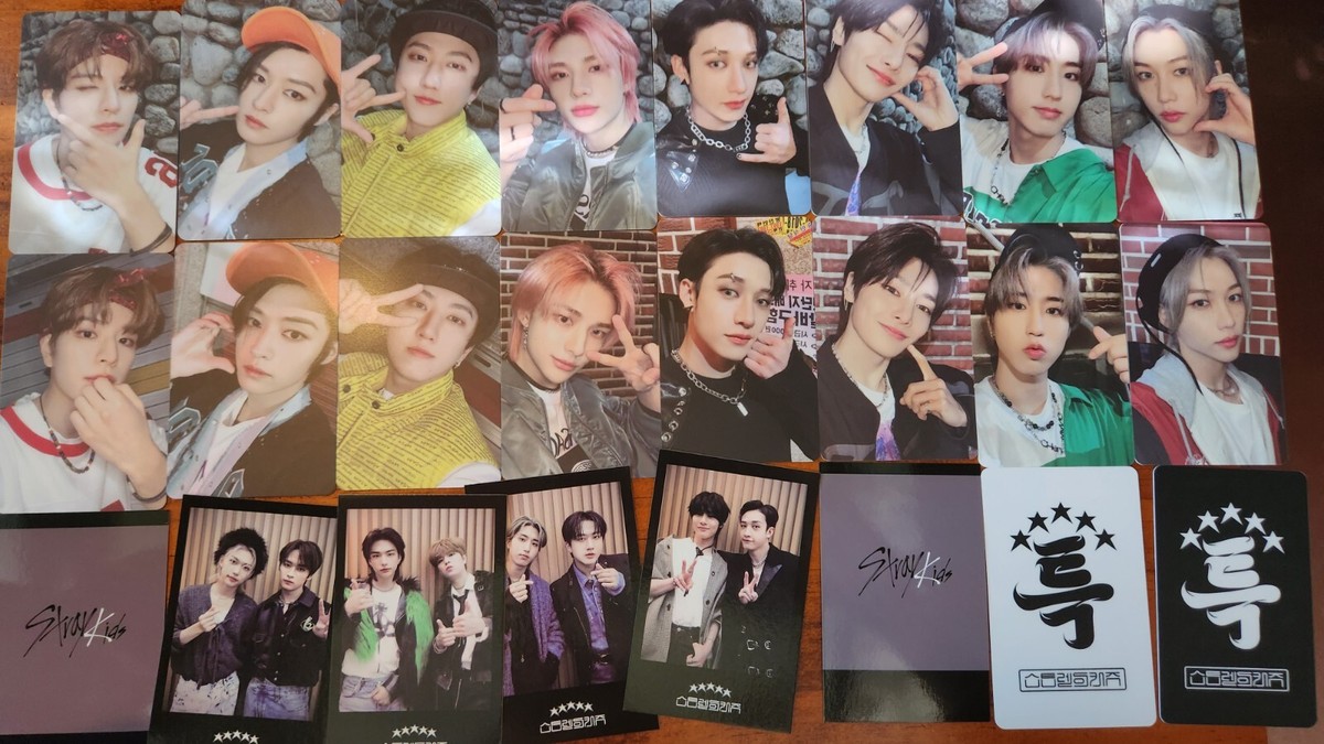 STRAY KIDS LUCKYDRAW photocard instant Official 5-STAR The