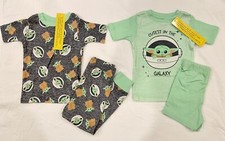 Baby Yoda Mandalorian Toddler Pajama Gift Set 4 Piece 4T NEW Great Gift 