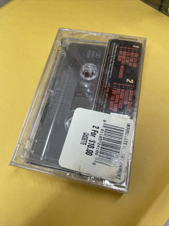 Best of Ted Nugent Motor City Madness Cassette Tape SEALED NEW - Image 3 of 3
