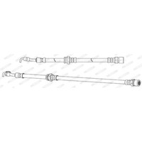 Ferodo Bremsschlauch FüR Chevrolet Nubira Kombi Lacetti J200 1.6 1.4 16V 1.8