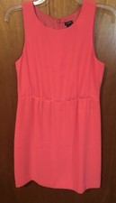 J Crew Coral Pink Sleeve Dress Size 8