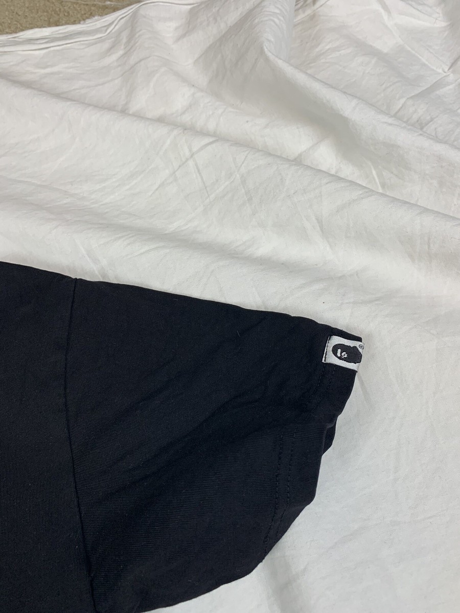A BATHING APE X UNDEFEATED BLACK 100% COTTON T-SHIRT A BATHING APE X UNDEFEATED BLACK 100% COTTON T-SHIRT
