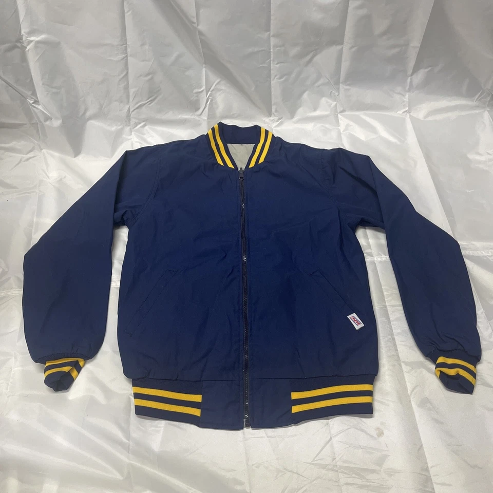 Chaqueta De Colección Adulto Pequeña Marina de los Estados Unidos USN SOFFE Cremallera Completa Reversible HECHA EN EE. UU. Foto 2 de 4