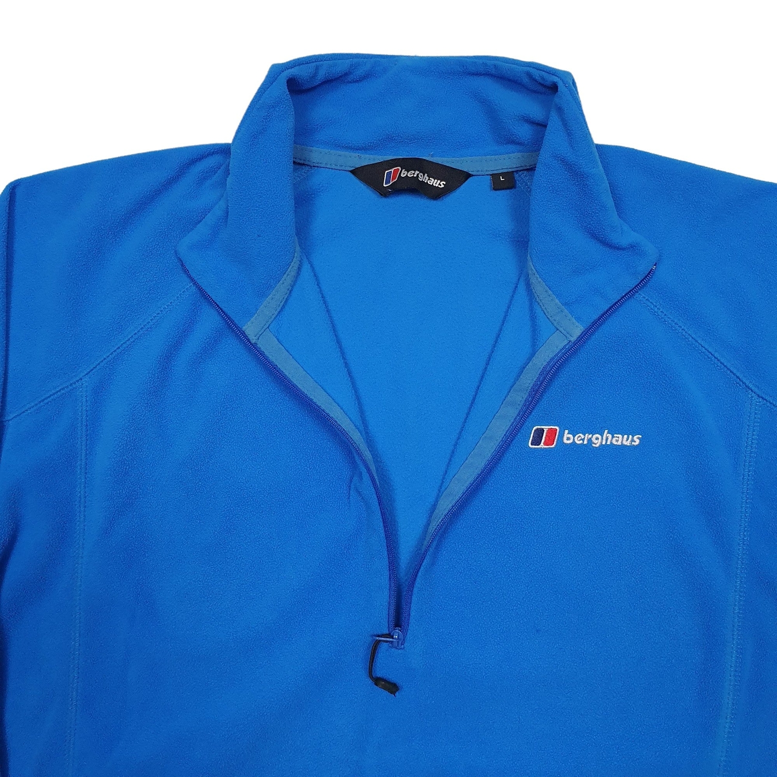 BERGHAUS 1/4 Quarter Zip Polyester Fleece Jumper Mens L image 2