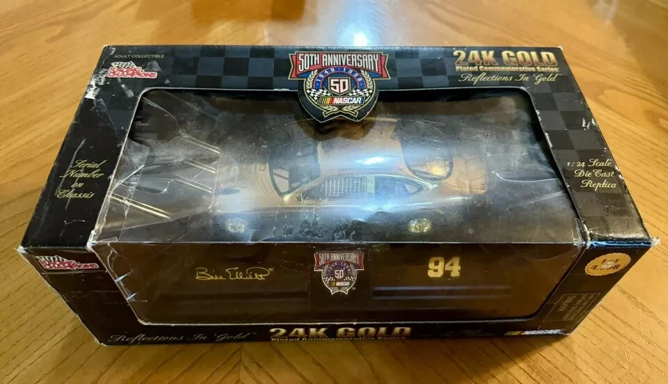 Billete de oro de 24 quilates Racing Champions escala 1:24 Elliott Big Mac #94 TT Foto 4 de 4