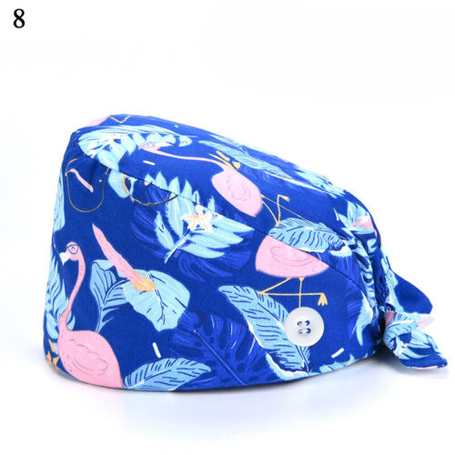 Unisex Nurse Doctor Hat Surgical Scrub Cap Medical Dentist Teeth Dental Cap UK - Picture 42 of 111