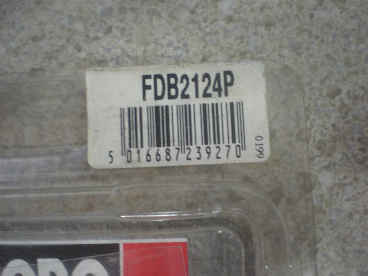NOS Ferodo Motorcycle Brake Pads 1999-01 Kawasaki ZRX400