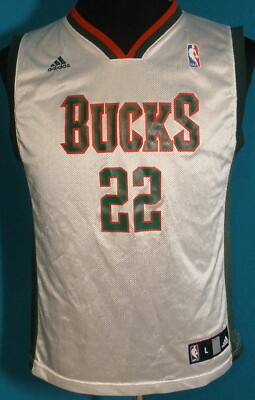Youth Large Adidas NBA Milwaukee Bucks Michael Redd #22 Basketball Jersey 
