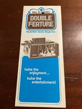 Bell Howell Double Feature The Instant Movie Projector Vtg Brochure