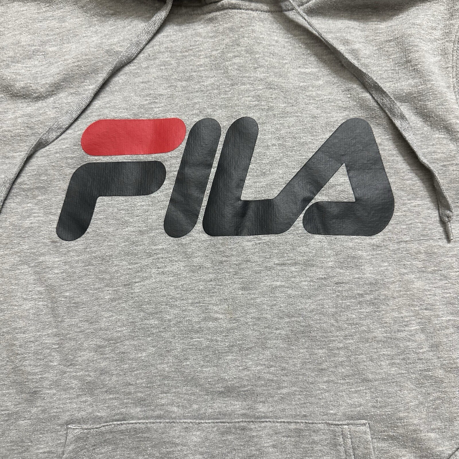 FILA Maglione Pullover Uomo Grigio con Cappuccio Tg Piccola Moda Sport Atletico