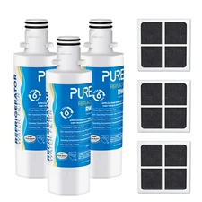 PUREPLUS RWF4700AC Fit for LG LT1000P LT1000 LT1000PC & Air Filter, 3Pack