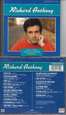 CD 16 TITRES RICHARD ANTHONY PREFERENCES BEST OF 1990 EMI France – 2526102 - Photo 1/2