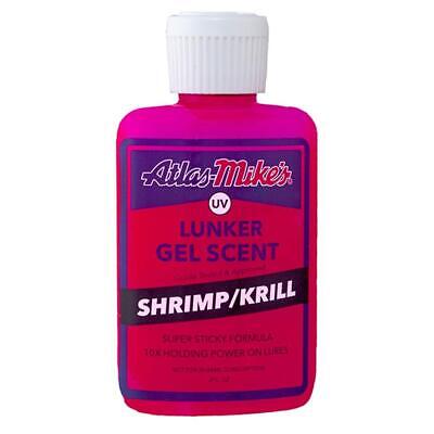 Atlas Mike's Shrimp Gel Scent for Fishing Bait to Attract Fish, Red 