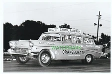  1960s Drag Racing-Bernie Pyles' "ORANGECRATE" 1957 Chevy N/SA-CAPITOL RACEWAY