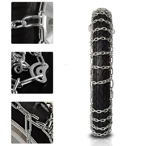 Motorcycle Bike Tire Snow Chain For 300-18 Anti-Skid Emergency Winter Driving ×1 - Picture 7 of 10
