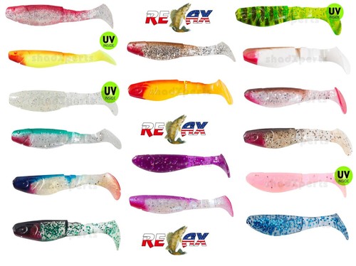 4x Relax Kopyto Classic 3"- 8 cm Gummifisch Barsch Forelle Hecht Zander Köder - Bild 16 von 164