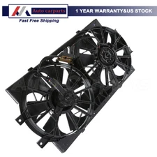 Dual Radiator A/C Condenser Cooling Fan For Chrysler Concorde LHS Dodge Intrepid