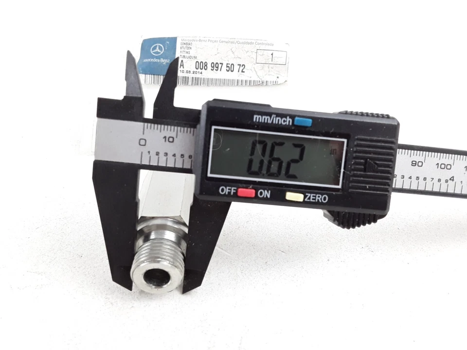 Tubo de entrada de bomba de aceite genuino Detroit Diesel DDE A0089975072 envío gratuito Foto 3 de 4