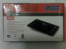 RCA tablet 8gb dual core. 9" tablet black, pro owned