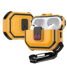 Rugged Protective Case with Secure Lock Clip for AirPods Pro 2nd Generation -