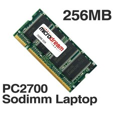 256MB PC2700 333MHz 200Pin DDR Sodimm Laptop Memory RAM