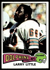 1975 Topps Larry Little Miami Dolphins #499