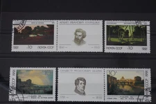 Soviet Union 6165-6168 Stamped as 2 Triple Stripes #WV737