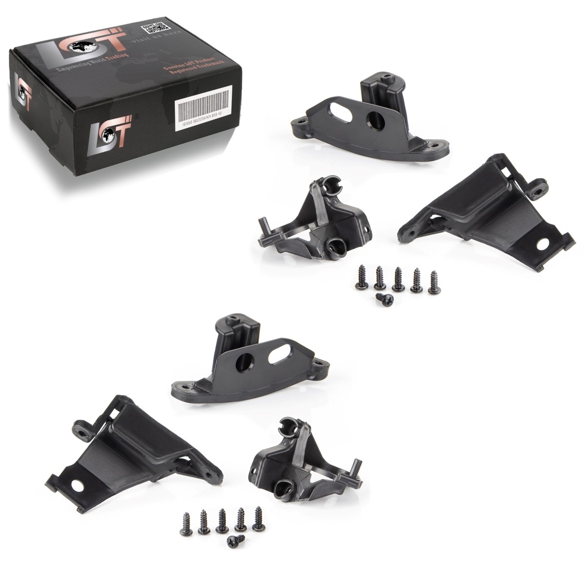 2x Headlight Housing Repair Kit Mounting Both Sides for Peugeot 308 RCZ