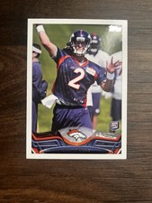 Topps 2013 Zac Dysert #44 Denver Broncos Rookie Football Card NFL. rookie card picture