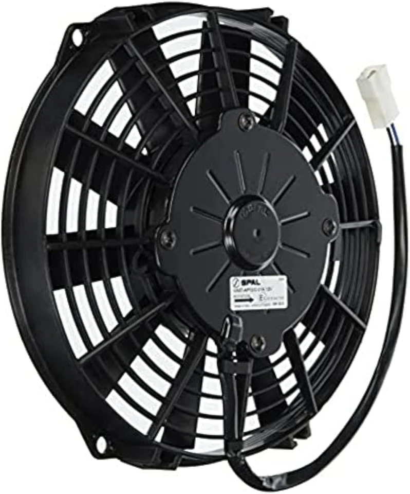 12V Electric Cooling Fan, Low Profile, 9" Straight Blade - Image 2 of 2