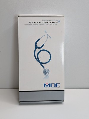 MDF Instruments Acoustica Lightweight Stethoscope MDF 747XP Black Opened/New
