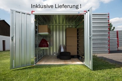 2m - Der Originale TÜV KOVOBEL Blech- Lager- und Baucontainer in 5 Längen, NEU !