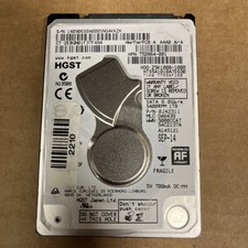 HGST HTS541010A7E630 1TB 2.5” Laptop HDD 75K1000-1000 P/N: 0J42311 MLC: DA6439