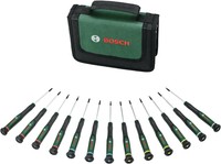 13-Teiliges Bosch-Schraubendreher-Set Mit Farbigen, Magnetischen Bits