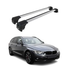 Dachtr�ger Grundt�ger f�r BMW 3er Touring F31 G21 2012-2026 Alu Silber 2 tlg