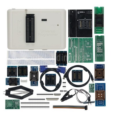 NEW RT809H Universal Programmer w/ 16 Adapters For NOR/NAND/EMMC/EC/MCU ot16 #lk