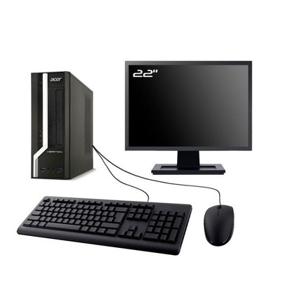 PC Acer Veriton X2631g SFF Bildschirm 22 '' Intel I5-4570 RAM 16Go SSD 2To W10