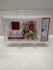 2018 National Treasures Patrick Mahomes WORN Jersey Patch PSA 9 Auto 10 SSP /10