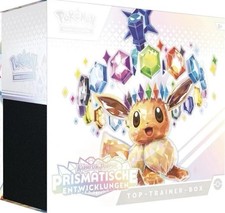 Pokemon Prismatische Entwicklungen Top Trainer Box TTB Deutsch NEU & OVP Händler